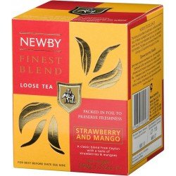 Чай черный Newby Mango & Strawberry / Манго И Клубника Картонная упаковка (100 гр.)